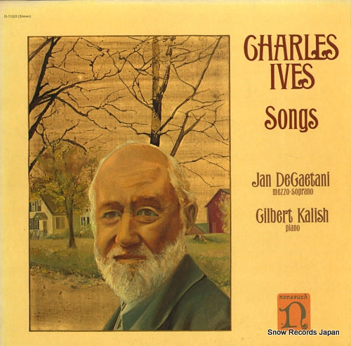 DEGAETANI, JAN charles ives songs G-5019H/H-71325