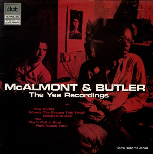 MCALMONT AND BUTLER he yes recordings HUTTDJ53