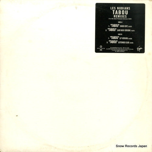 LES NUBIANS tabou TABU-45997