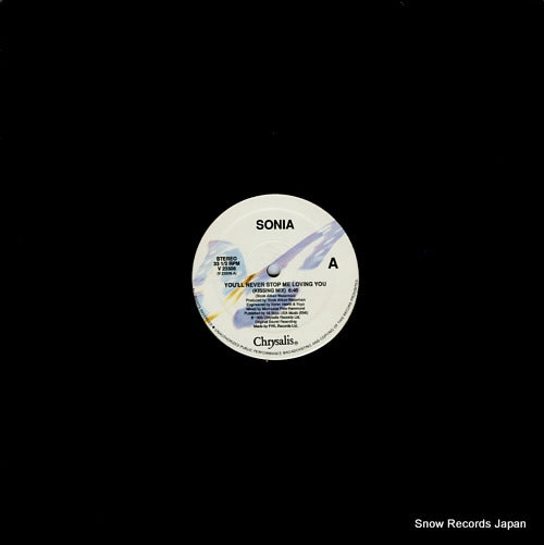 SONIA you'll never stop me loving you V23506