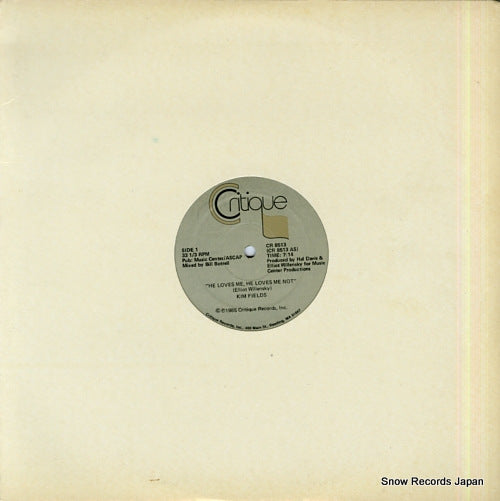 FIELDS, KIM he loves me, he loves me not CR8513