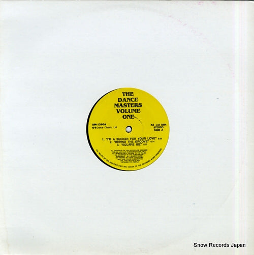 V/A the dance masters volume one DM-1250