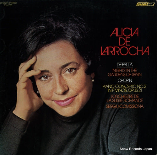 LARROCHA, ALICIA DE falla; nights in the gardens of spain CS6733