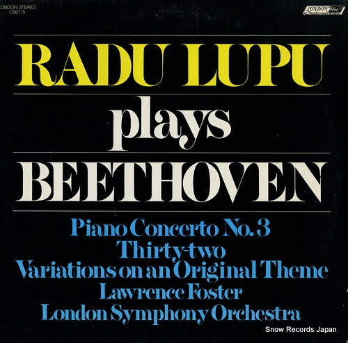 LUPU, RADU beethoven; piano concerto no.3 in a minor op.37 CS6715