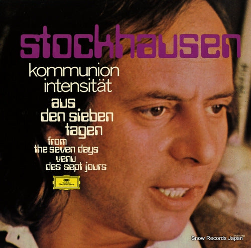 STOCKHAUSEN, KARLHEINZ kommunion/intensitat 2530256
