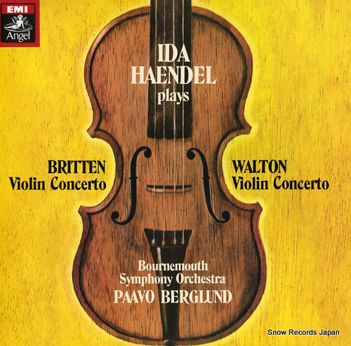 HAENDEL, IDA britten violin concerto/walton violin concerto ASD3483