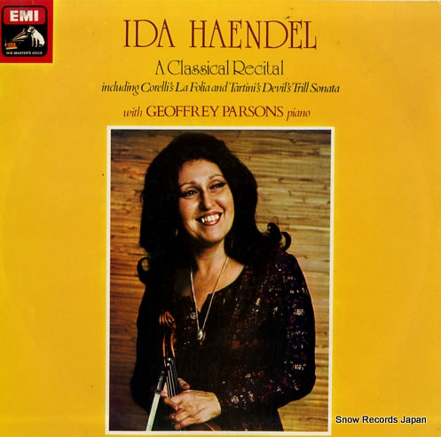 HAENDEL, IDA a classical recital ASD3352