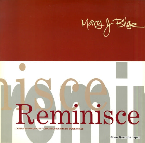 BLIGE, MARY J. reminisce MCST1731