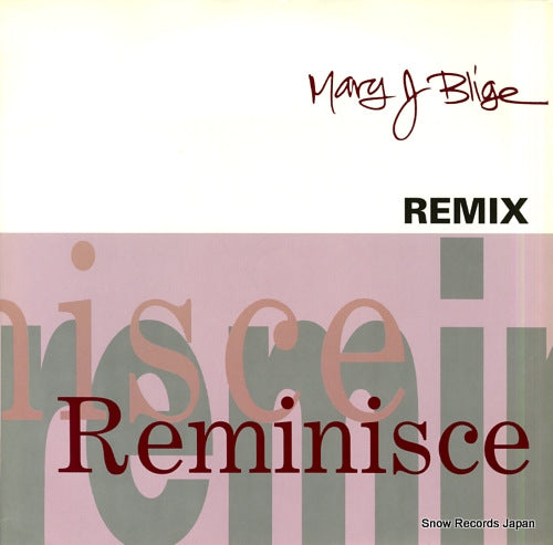 BLIGE, MARY J. reminisce remix MCSX1731