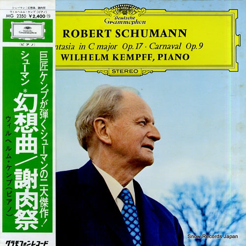 KEMPFF, WILHELM schumann; fantasia in c major, op.17 / carnaval op.9 MG2350