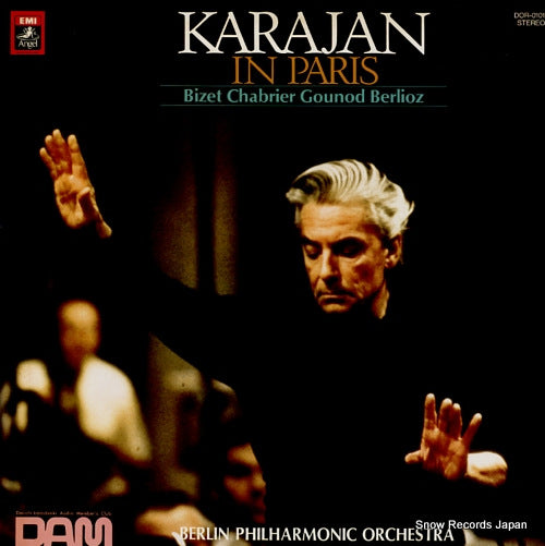 KARAJAN, HERBERT VON karajan in paris DOR-0101