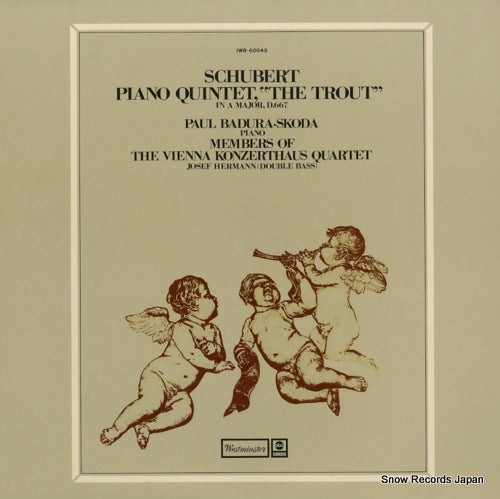 BADURA-SKODA, PAUL schubert; piano quintet "the trout" IWB-60043