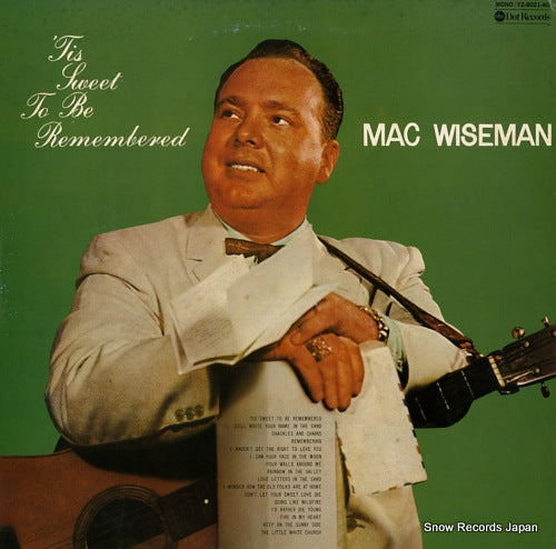 WISEMAN, MAC 'tis sweet to be remembered YZ-8021-AO