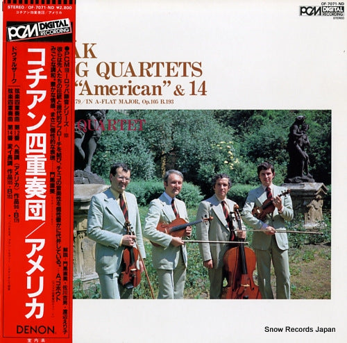 KOCIAN QUARTET dvorak; string quartets nos.12 "american"&14 OF-7071-ND