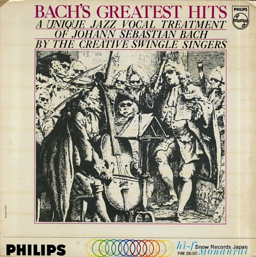 SWINGLE SINGERS, THE bach's greatest hits PHM200-097