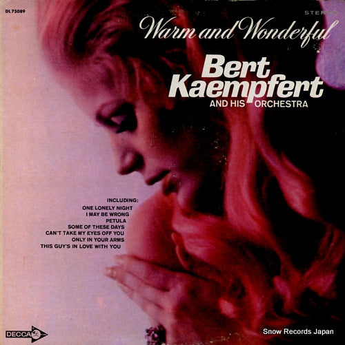 KAEMPFERT, BERT warm and wonderful DL75089