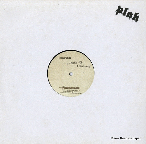 CHATON precis ep PLAK11