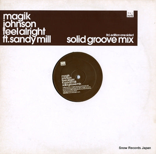 JOHNSON, MAGIK feel alright (solid groove mix) NRK098R