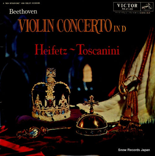 HEIFETZ, JASCHA beethoven; violin concerto in d RA-2149