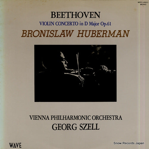 HUBERMAN, BRONISLAW beethoven; violin concerto in d major op.61 MFCL-85611