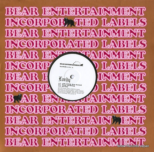LORDY off with his head BE010