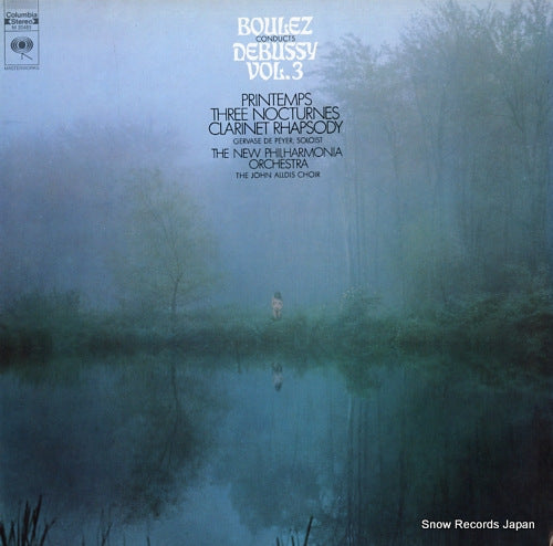 BOULEZ, PIERRE debussy; volo.3 printemps/three nocturnes/clarinet rhapsody M30483
