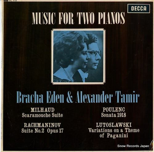 EDEN, BRACHA, AND ALEXANDER TAMIR music for two pianos SXL6158
