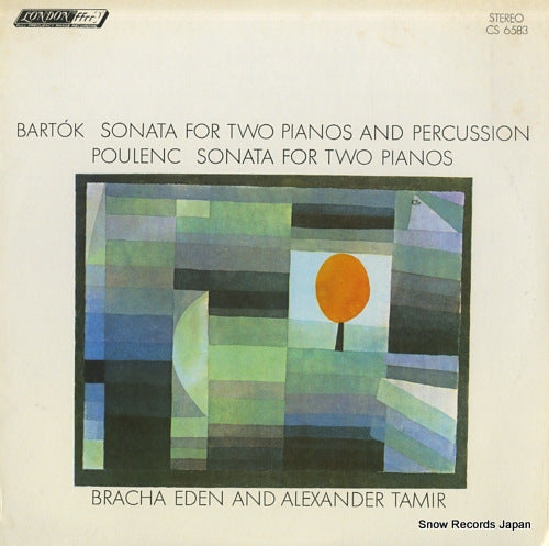 EDEN, BRACHA, AND ALEXANDER TAMIR bartok; sonata for two pianos and ppercussion CS6583