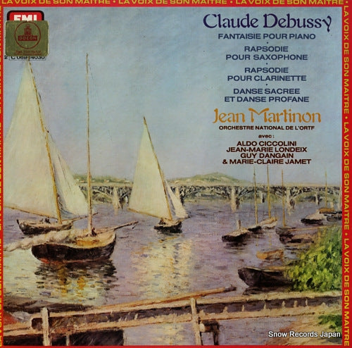 MARTINON, JEAN debussy; fantaisie/premiere rhapsodie/rhapsodie/deux danses 2C069-14030