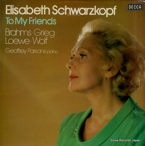 SCHWARZKOPF, ELISABETH to my friends SXL6943