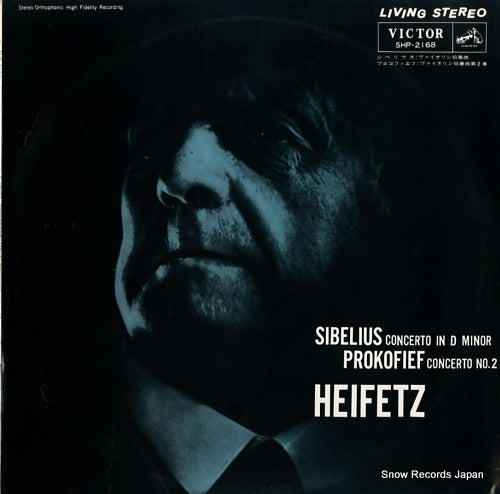 HEIFETZ, JASCHA sibelius; concerto in d minor SHP-2168