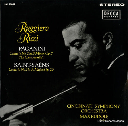RICCI, RUGGIERO paganini; concerto no.2 SDL15047
