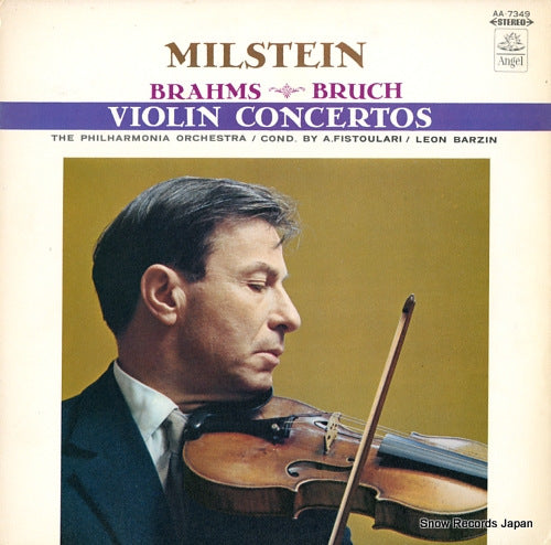 MILSTEIN, NATHAN brahms&bruch violin concertos AA-7349