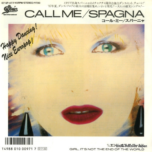 SPAGNA call me 07.5P-477