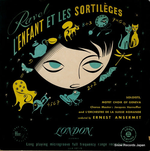 ANSERMET, ERNEST ravel; l'enfant et les sortileges LLA10115