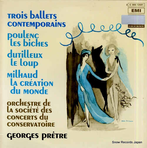 PRETRE, GEORGES trois ballets francais contemporains 2C065-12091