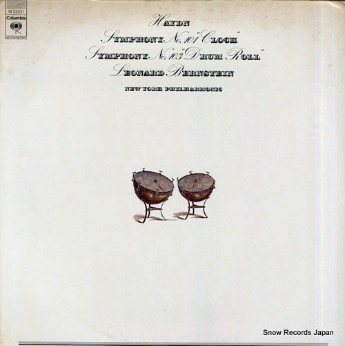 BERNSTEIN, LEONARD haydn; symphony no.101 "clock" & 103 "drum roll" M33531