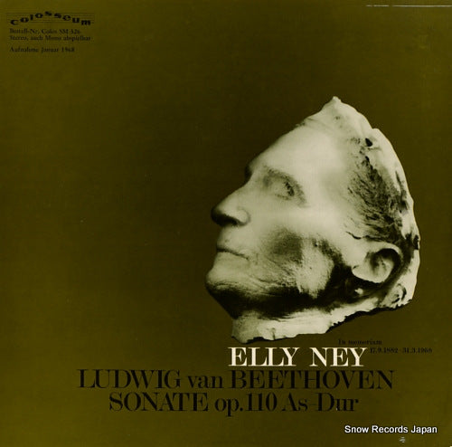 NEY, ELLY beethoven; sonate op.110 as-dur SM526