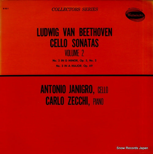 JANIGRO, ANTONIO beethoven; cello sonatas volume 2 W-9011