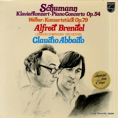 BRENDEL, ALFRED schumann; piano concerto op.54 9500677