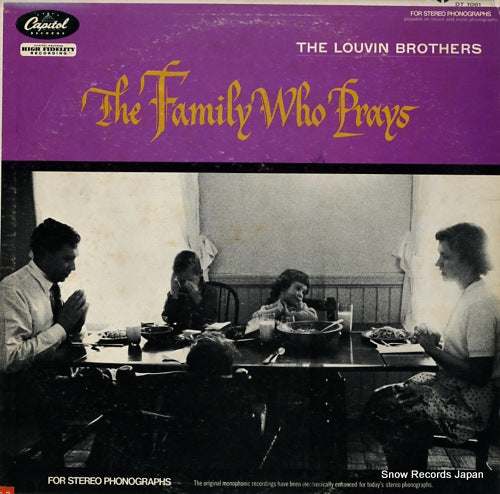 LOUVIN BROTHERS, THE the family who prays DT1061