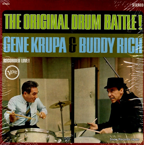 KRUPA, GENE, AND BUDDY RICH the original drum battle! V6-8484