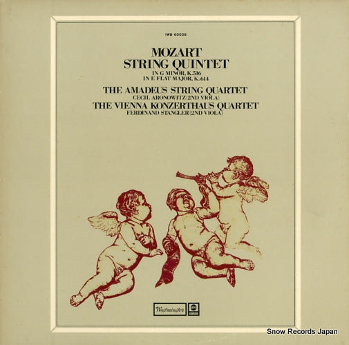 AMADEUS STRING QUARTET, THE mozart; string quartet IWB-60038