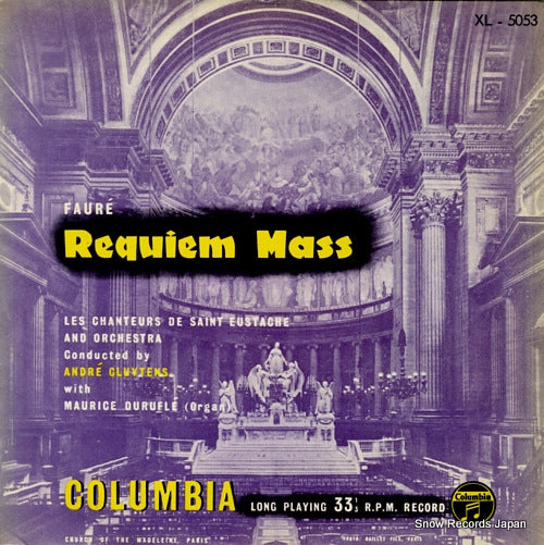 CLUYTENS, ANDRE faure; requiem mass XL-5053