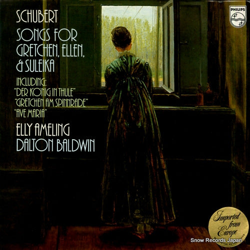 AMELING, ELLY schubert; songs for gretchen, ellen, & suleika 9500169