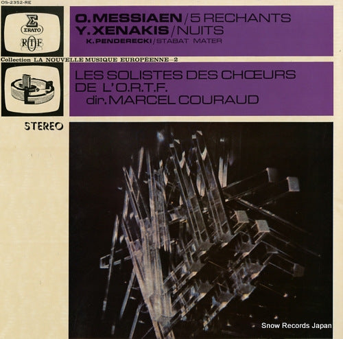 COURAUD, MARCEL messiaen, olivier; cinq rechants OS-2352-RE