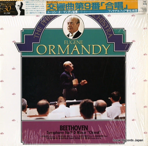 ORMANDY, EUGENE beethoven; symphony no.9 d minor "choral" 15AC1702