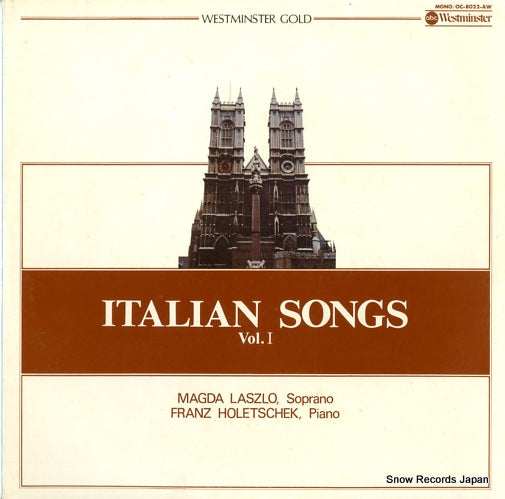 LASZLO, MAGDA italian songs vol.1 OC-8022-AW