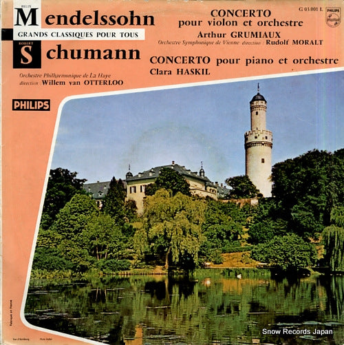GRUMIAUX, ARTHUR mendelssohn; concerto pour violon et orchestre G.03001L