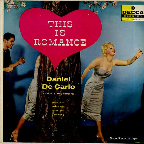 DE CARLO, DANIEL this is romance DL8448